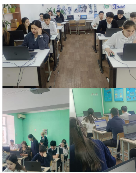 10 сынып оқушыларымен «Sabaq Online» орталығымен ҰБТ-ға дайындық жалғастыруда.