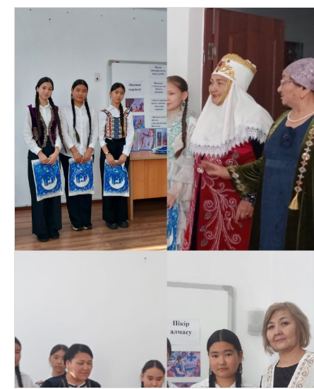 Арагер үйінде өткен “Қазақ қыздарының шаш үлгісі” атты Әжемен сырласу